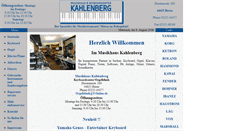 Desktop Screenshot of musikhaus-kahlenberg.de